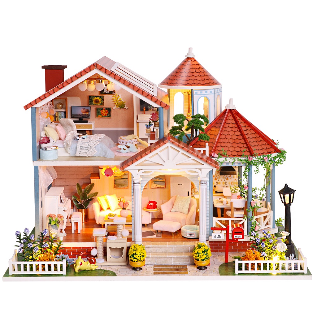2Kids Toys miniatura domečku Dům barevné glazury