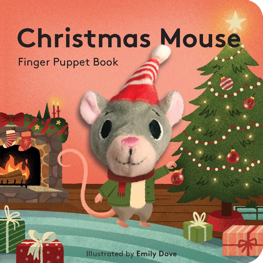 Chronicle Books Maňásková knížka Vánoční myš
