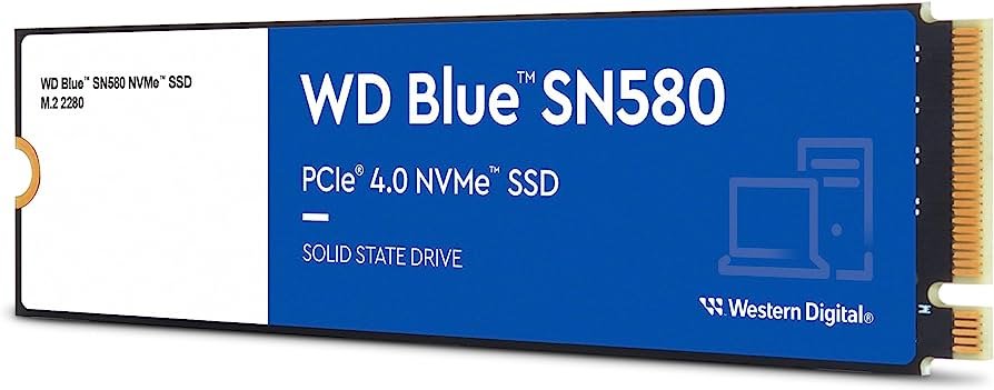WD Blue SSD SN580 250GB NVMe