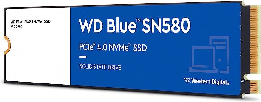 WD Blue SSD SN580 500GB NVMe