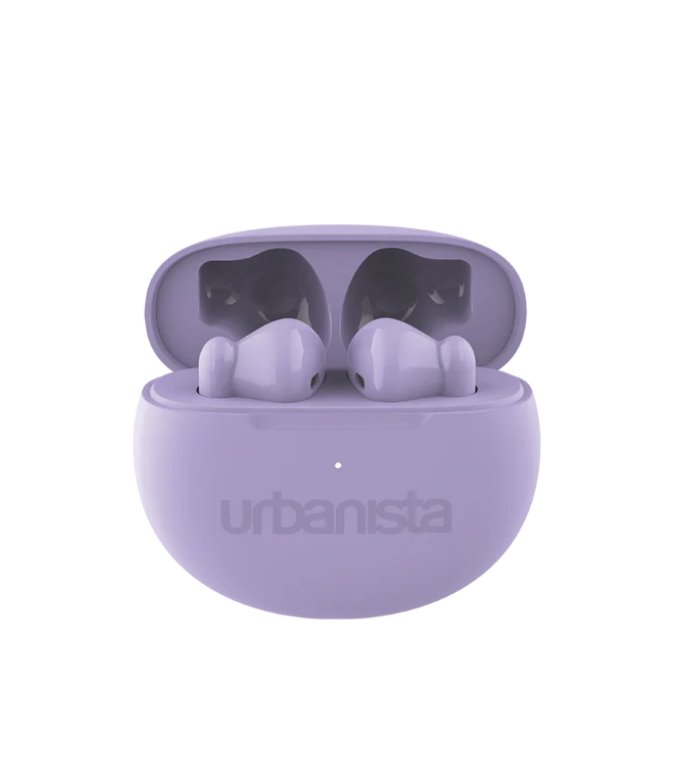 Urbanista Austin Bezdrátová sluchátka do uší s mikrofonem, fialová