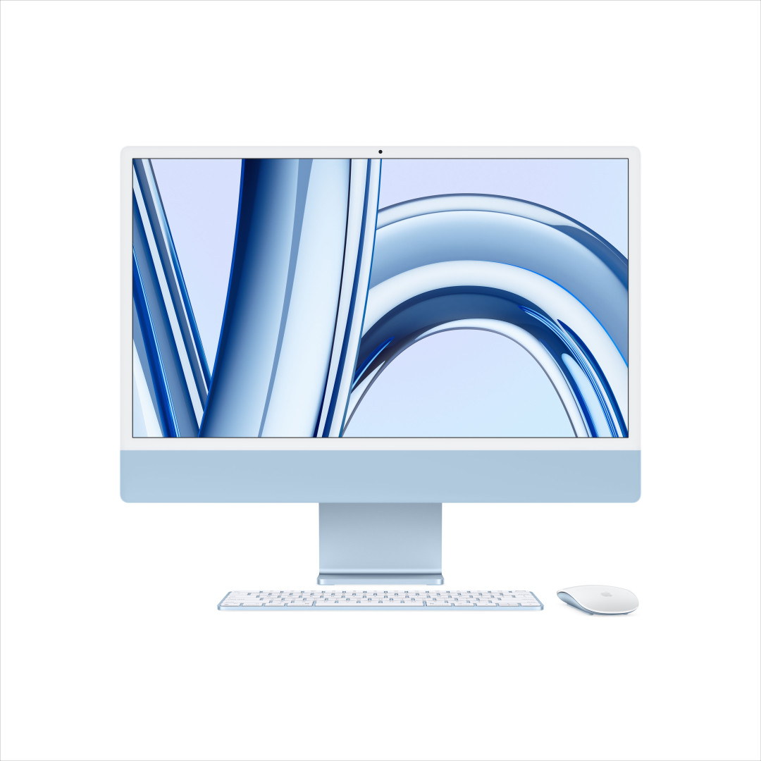 Apple iMac 24' M3 CZ Modrý (MQRC3CZ/A) + Doprava ZDARMA