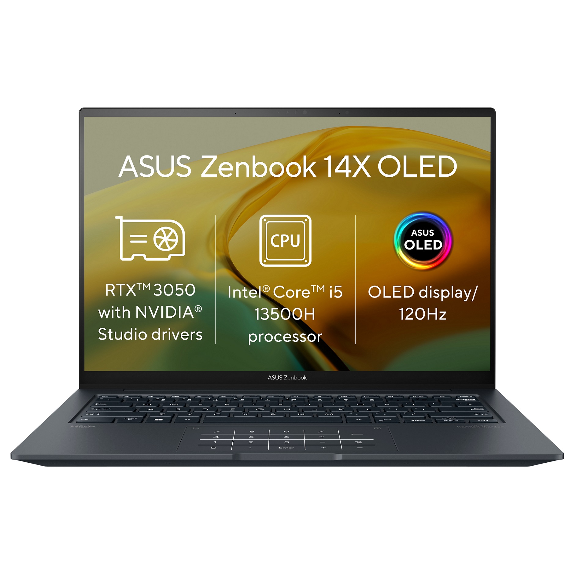 ASUS Zenbook 14X OLED UX3404VC-M9170W Inkwell Gray celokovový + Doprava ZDARMA