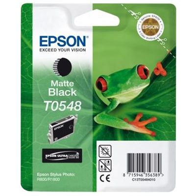 Epson T0548 Matte Black 13ml pro Stylus Photo R800/R1800 - originální