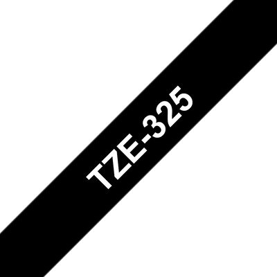 Brother TZe-325, černá/bíla (9mm Laminované)