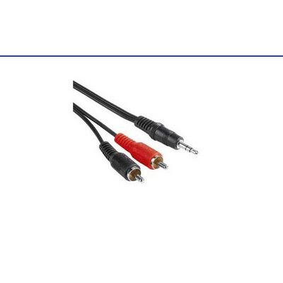 PremiumCord Kabel Jack 3.5mm-2xCINCH M/M 2m