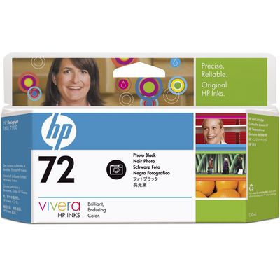HP 72 Photo Black (130ml) pro DJ T1100 (C9370A) - originální