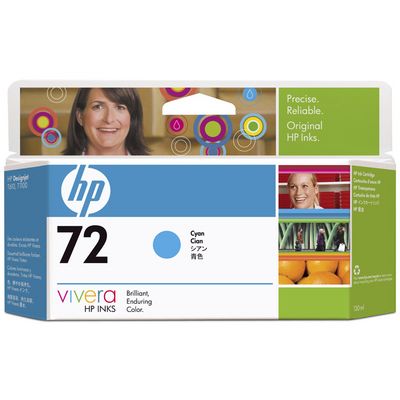 HP 72 Cyan (130ml) pro DJ T1100 (C9371A) - originální
