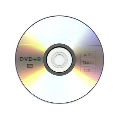 Verbatim DVD+R 16x, 4,7GB, 10 ks (Spindl)