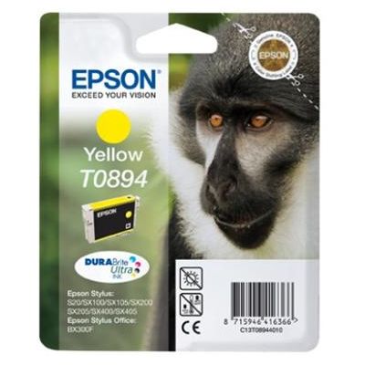Epson T0894 Yellow 3,5ml pro Stylus S20/SX100/SX200/SX400 - originální