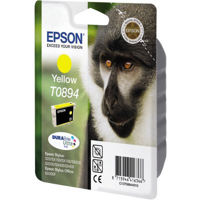 Epson T0894 Yellow 3,5ml pro Stylus S20/SX100/SX200/SX400 - originální