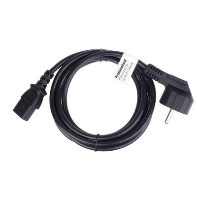 PremiumCord Kabel síťový 230V k počítači 2m