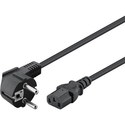 PremiumCord Kabel síťový 230V k počítači 2m