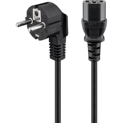 PremiumCord Kabel síťový 230V k počítači 2m