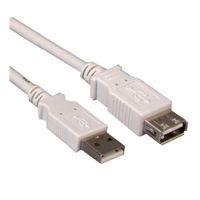 PremiumCord USB 2.0 kabel prodlužovací, A-A, 1m