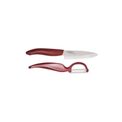 Keramický nůž Kyocera FK-110WH-RD + škrabka CP-09 RD