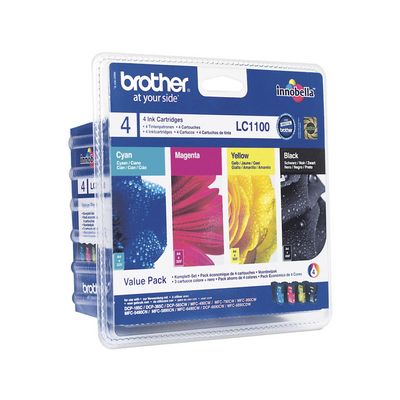Brother inkoust LC-1100 sada inkoustů black, magenta, yellow, cyan - originální