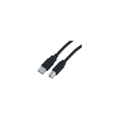 PremiumCord Kabel USB 2.0, A-B, 2m barva černá