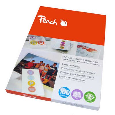 Peach Laminovací fólie A3, 125mic, 100ks