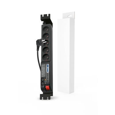 Acar Přepěťová ochrana 504WF Rack 19 3m, černá