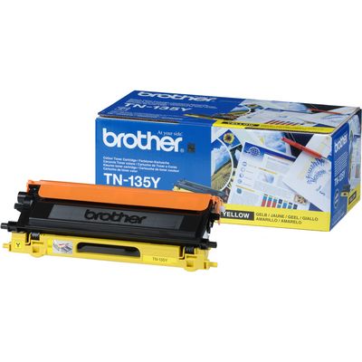 Brother toner TN-135Y, yellow (4.000 stran) - originální