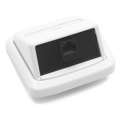 UTP dvojzásuvka ABB TANGO 2xRJ45 cat.6 WH