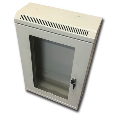DATACOM 10 rozvaděč 12U/140 mm (sklo) šedý