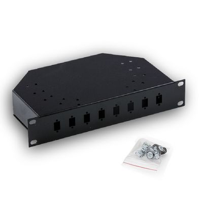 TRITON 10 optická vana pro 8 spojek simplex SC 1U černá