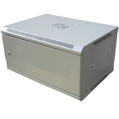 DATACOM 19 nástěnný rozvaděč jednodílný plechové dveře 4U/450mm