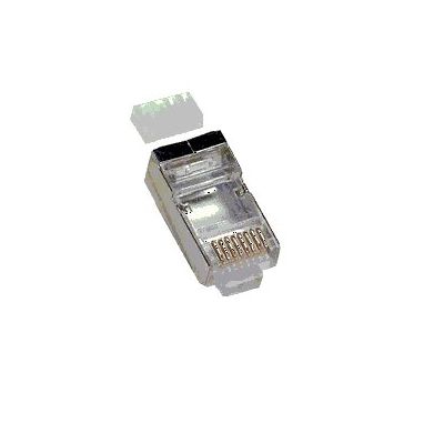 EuroLan konektor FTP RJ45, Cat.6, 8p8c, drát, pozlacený, skládaný