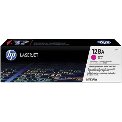 HP 128A Magenta Toner (1300 stran) pro CP1525, CM1415, CE323A - originální