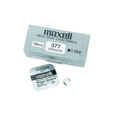 MAXELL Hodinková baterie SR 626SW / 377, LD, blistr 1ks