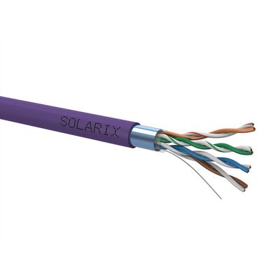 SOLARIX kabel, CAT5E, FTP LSOH, drát, 305m, box