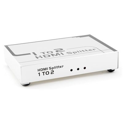 PremiumCord HDMI splitter 1-2 porty kovový s napájením, 4K, FULL HD, 3D