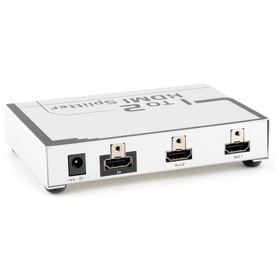 PremiumCord HDMI splitter 1-2 porty kovový s napájením, 4K, FULL HD, 3D