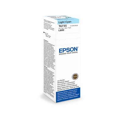 Epson T6735 Light Cyan, světle azurová