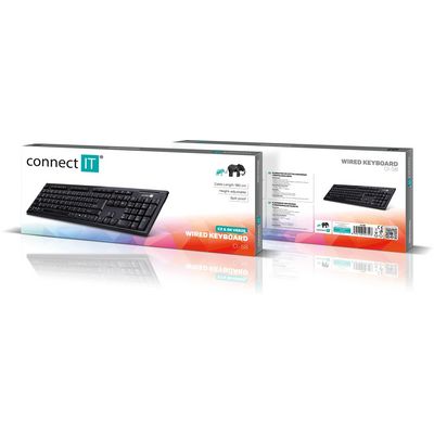 Connect IT CI-58 klávesnice, USB, černá