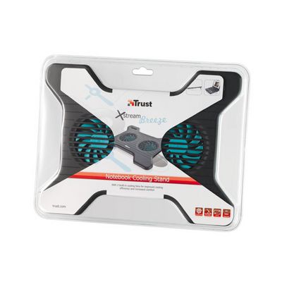 Trust Xstream Breeze Notebook Cooling Stand, černá