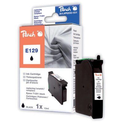 Peach E129 černá kompatibilní s Epson T1291