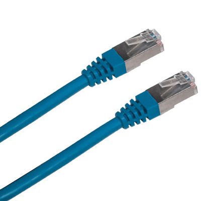 DATACOM Patch cord FTP CAT5E 0,5m modrý