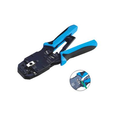 KLEŠTĚ DATACOM PROFI BLUE II 4P+6P+8P BL račna (RJ45,12,11,10)