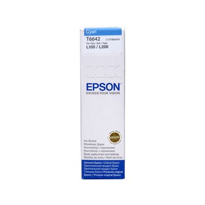Epson T6642 Cyan, azurová