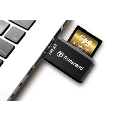 Transcend USB 3.0 čtečka RDF5 černá