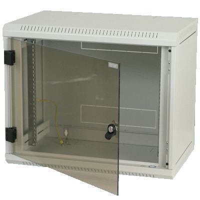 RACK TRITON 19 rozvaděč RBA-AS6 12U/600 mm (sklo) šedý