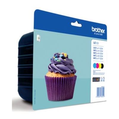 Brother LC-123VALBP, inkoust multipack
