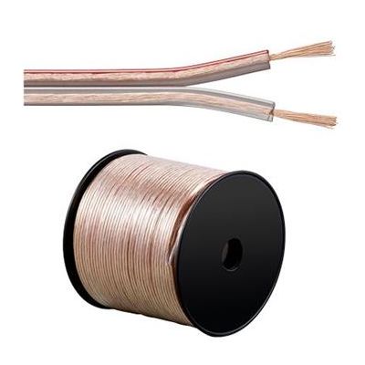 PremiumCord Kabely na propojení reprosoustav 100% CU měď 2x0,75mm 1m