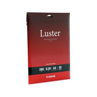 CANON LU-101 Luster, A4 fotopapír, 20 ks, 260g/ m