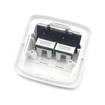 ABB Tango Datová zásuvka UTP CAT5E 2xRJ45 WHkey bílá