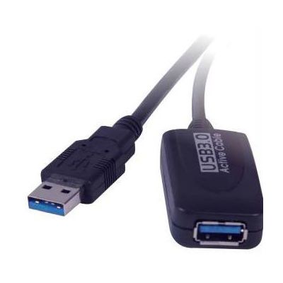 PremiumCord USB 3.2 repeater a prodlužovací kabel A/M-A/F 5m