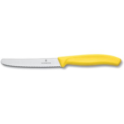 Victorinox Nůž na zeleninu vlnka, žlutá